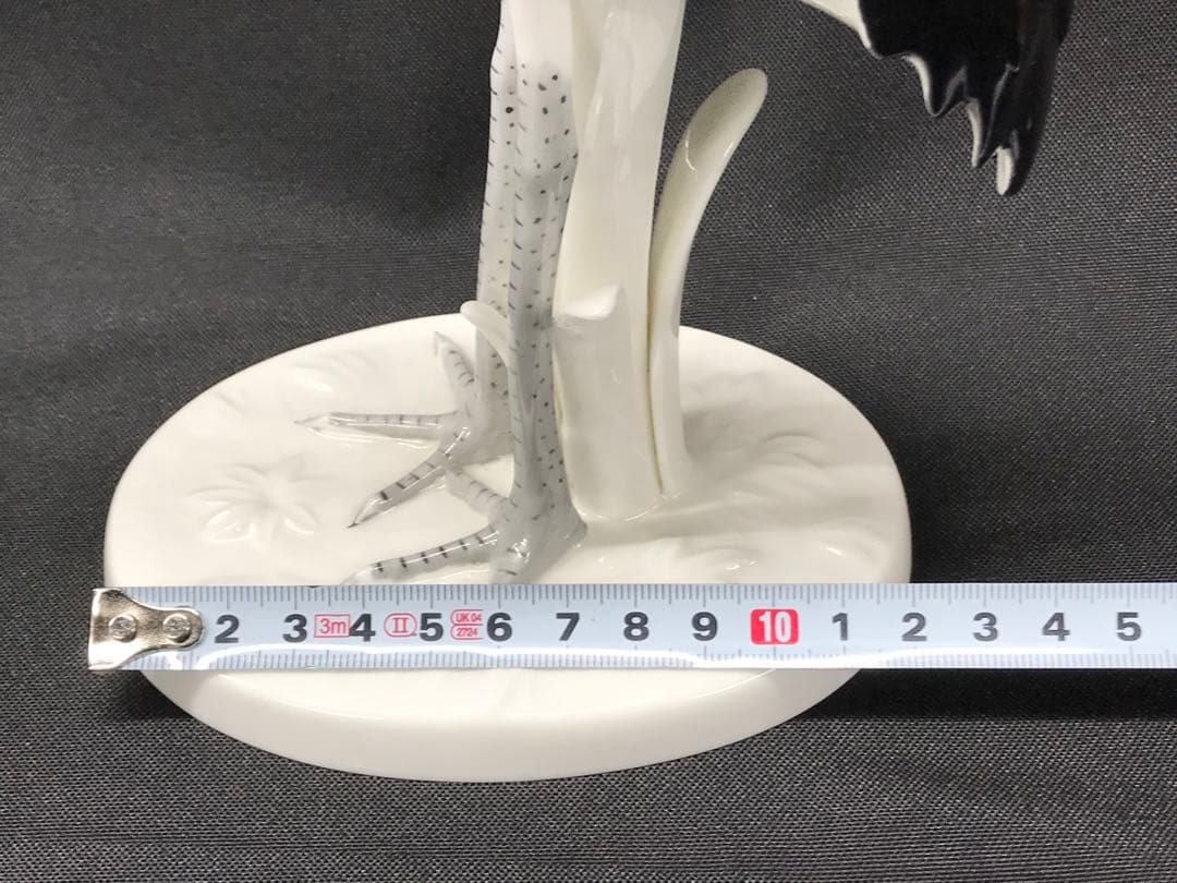 【美品】Noritake スタジオコレクション　鶴　ツル　置物　インテリア