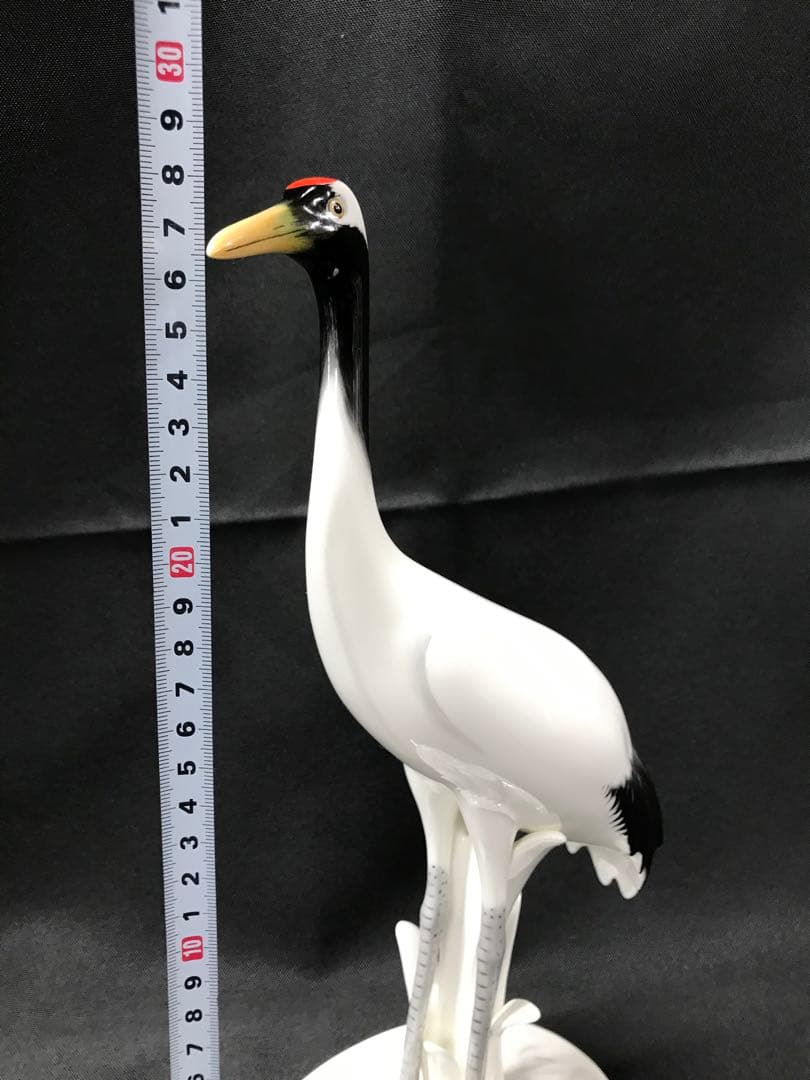 【美品】Noritake スタジオコレクション　鶴　ツル　置物　インテリア