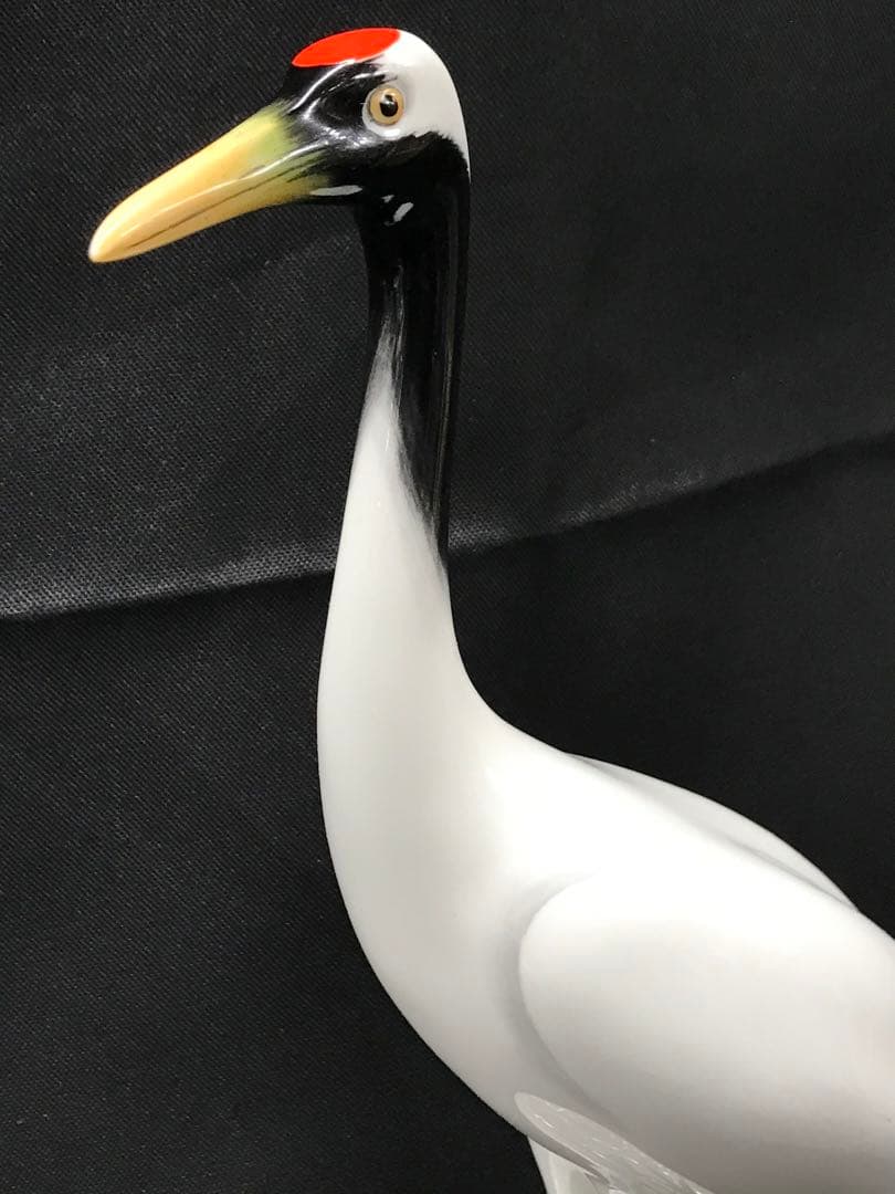 【美品】Noritake スタジオコレクション　鶴　ツル　置物　インテリア