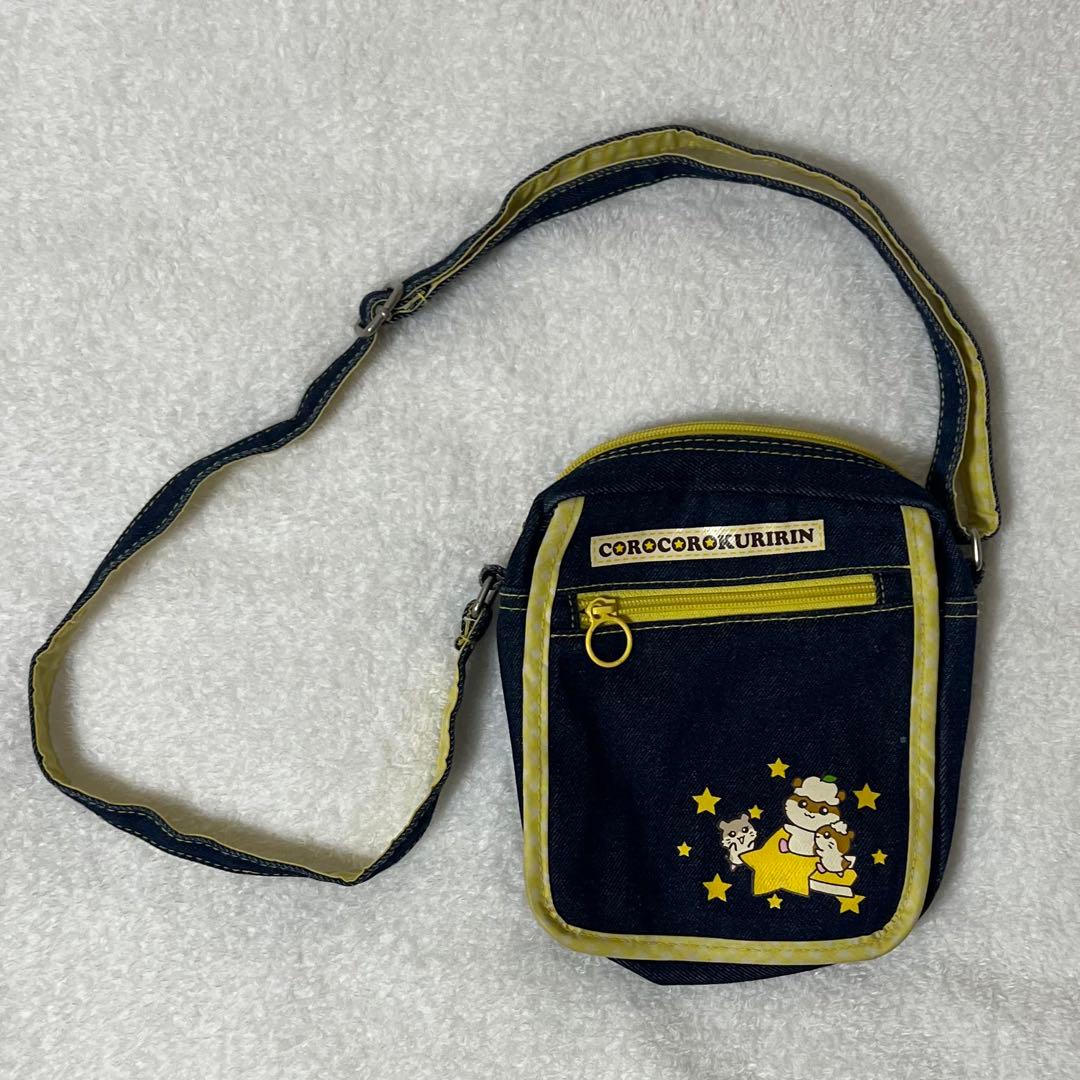 コロコロクリリン ショルダーバッグ ポシェット カバン デニム