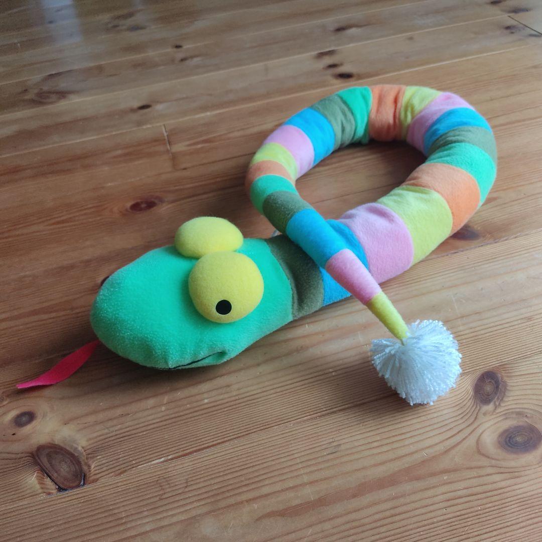 バムとケロのへびのしましまぬいぐるみ Мサイズ - メルカリ