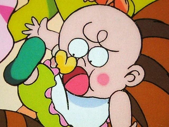 ☆アトラク色紙 ひみつのアッコちゃん 赤塚不二夫/出口としお先生/東映