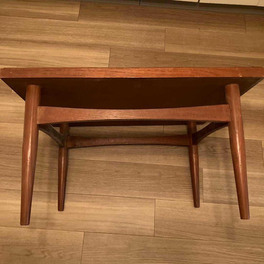 木製シンプルテーブル ブラウン　ヴィンテージ