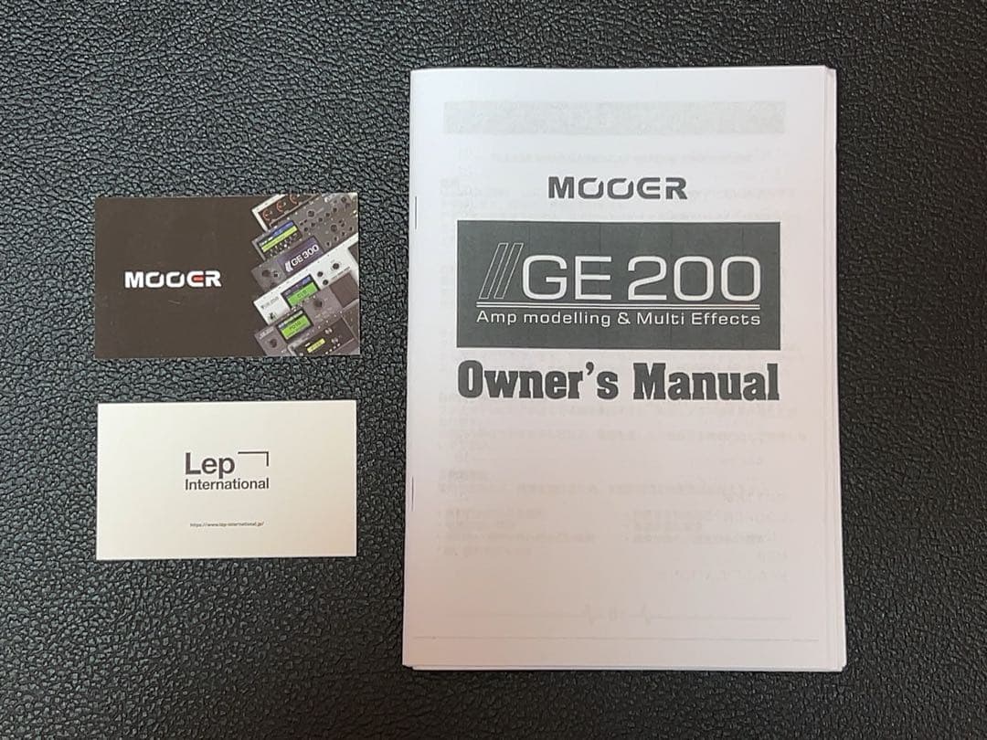 MOOER GE200 マルチエフェクター 新品同様