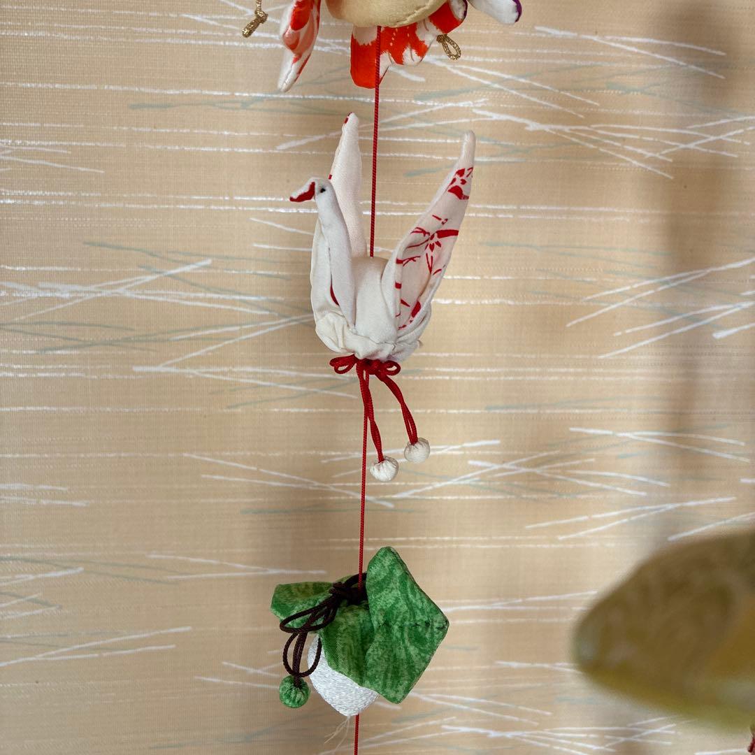 ちりめん細工　お雛様吊るし飾り　ひな祭り　雛飾伝統の吊るし飾り　雛人形　お雛様