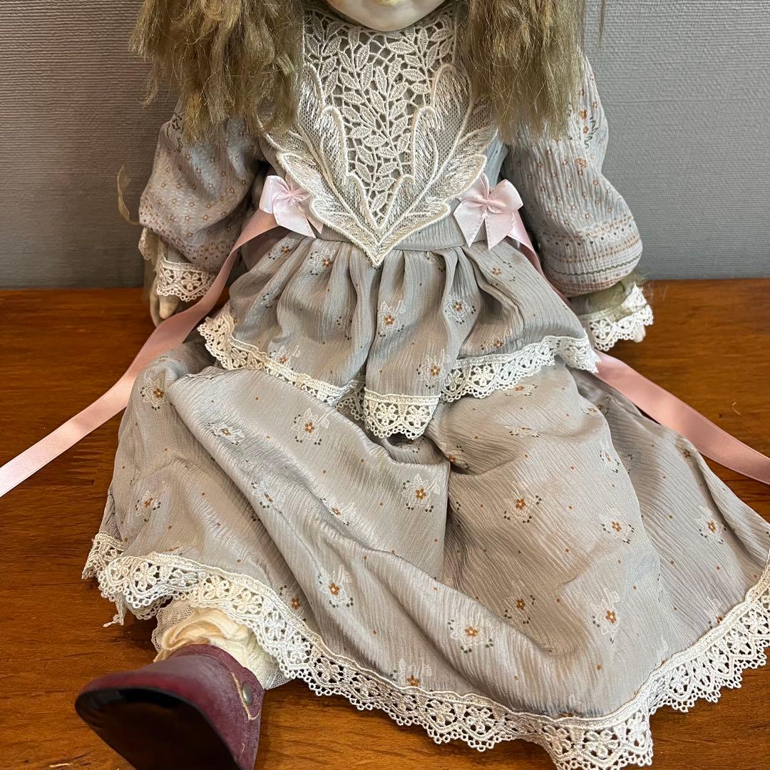 ビスクドール 西洋人形 フランス人形 人形 ドール アンティーク 陶器