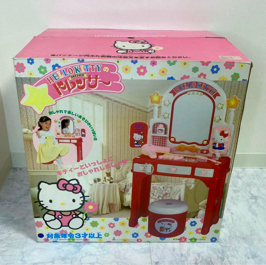 HELLO KITTYハローキティのドレッサー 新品未使用 レトロ1992年 - メルカリ