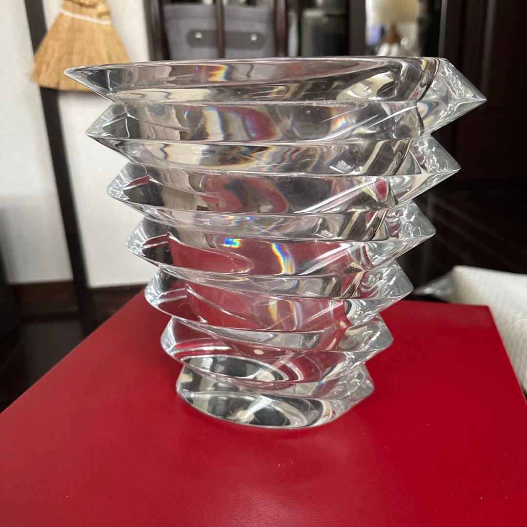 レアサイズ　バカラ　アルルカン　花瓶　長期保存品