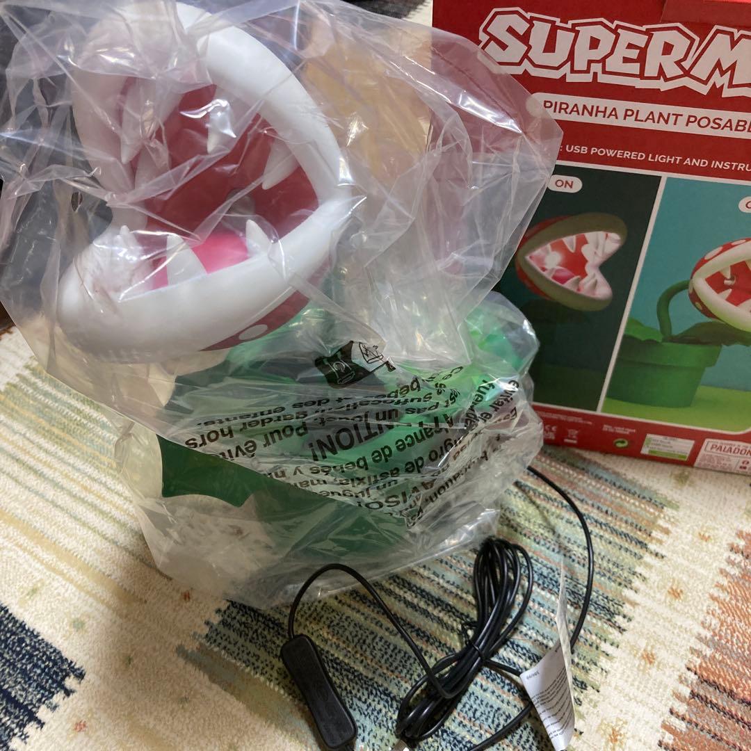 マリオ パックンフラワー デスクランプ アメリカン雑貨　デカサイズ