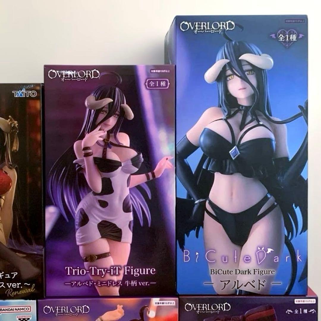 オーバーロード　最新フィギュア　アルベド７種　シャルティア１種　まとめ売り　新品