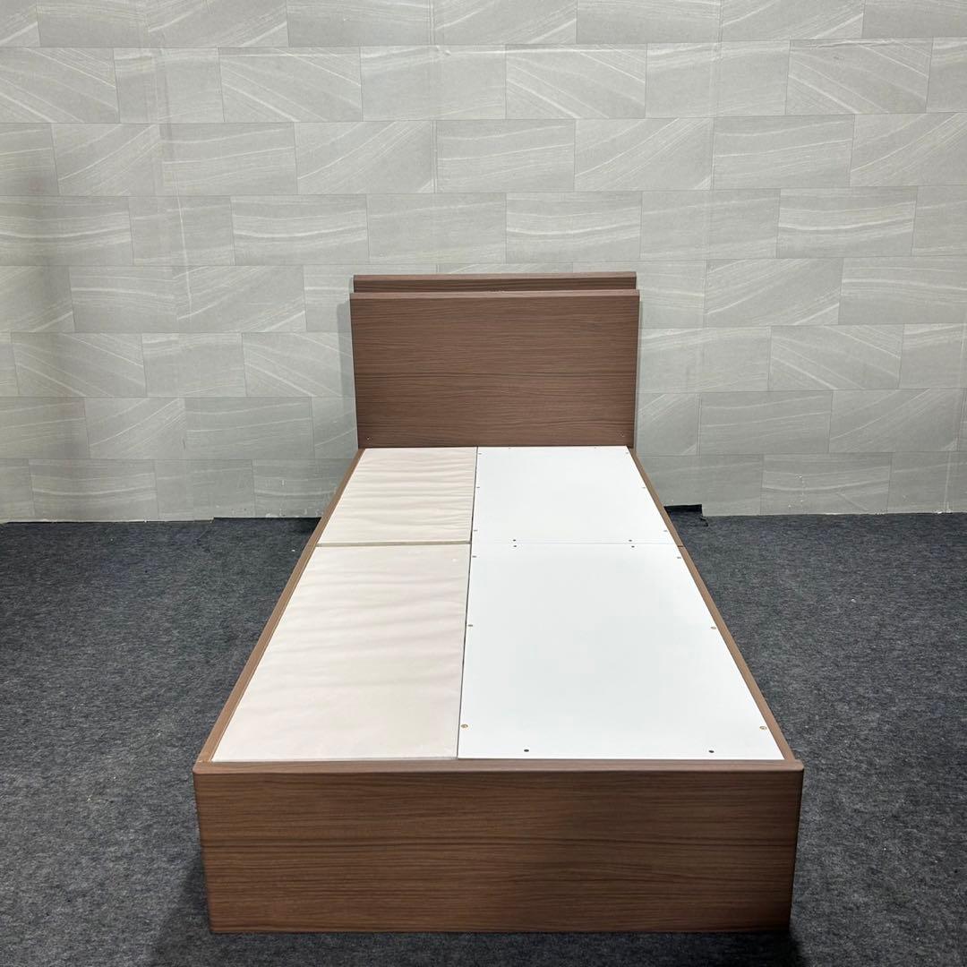 ニトリ ベッドフレーム カイト3 収納 コンセント シングル 格安 d4523