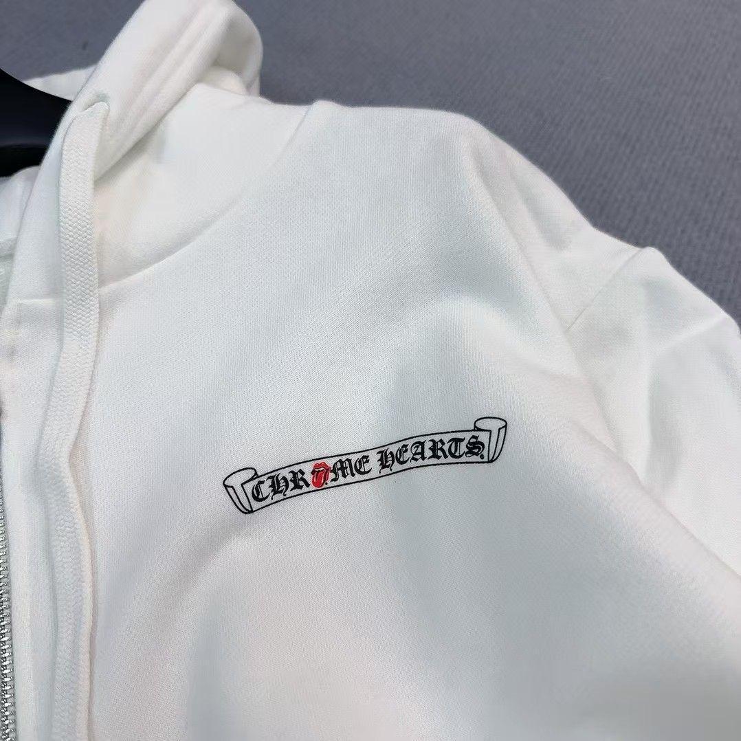 新品未使用CHROME HEARTS ホワイトパーカーS