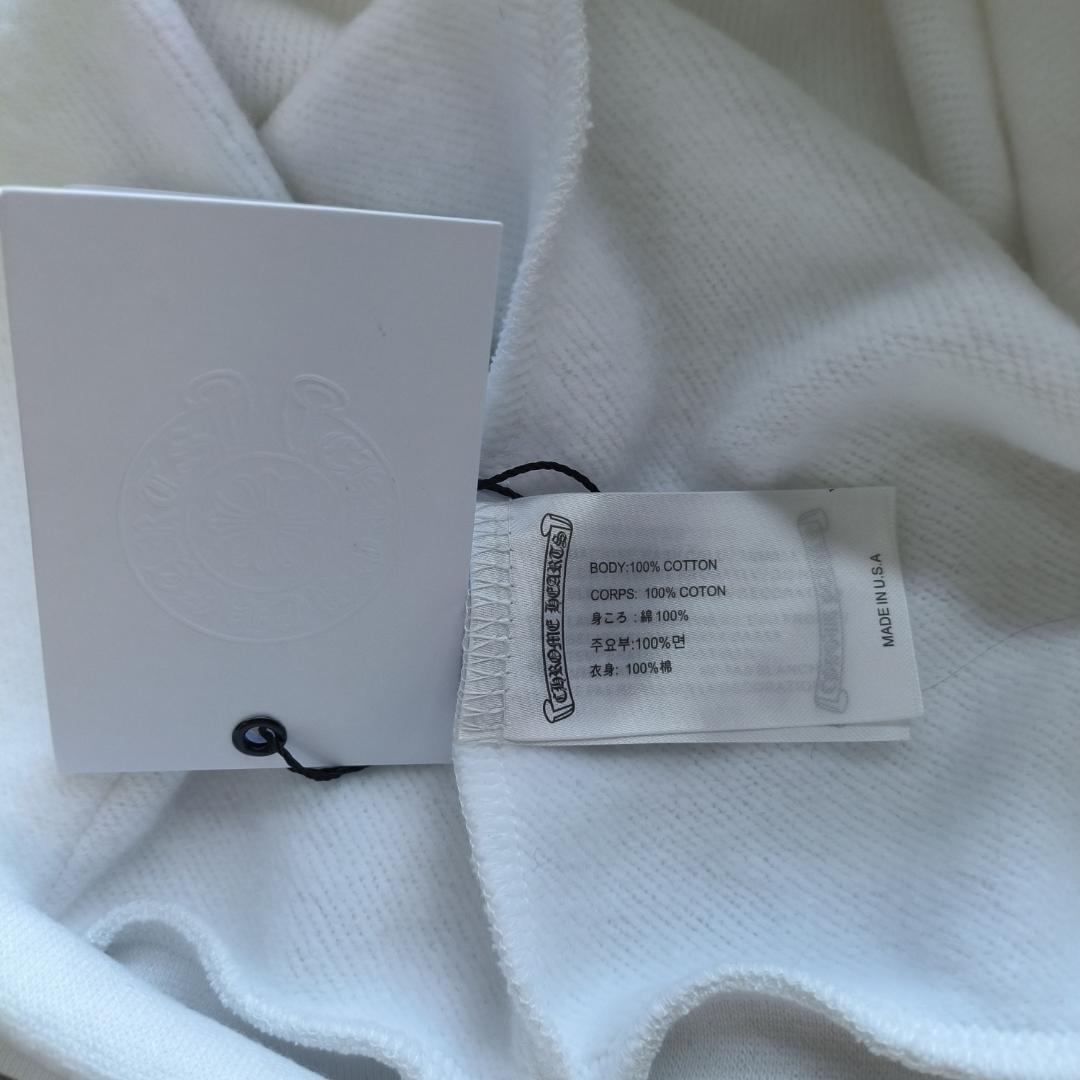 新品未使用CHROME HEARTS ホワイトパーカーS