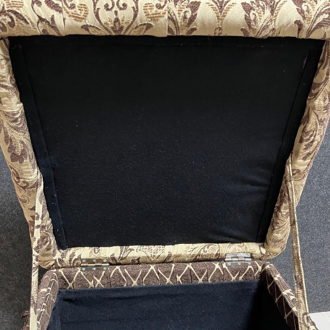 ジェニファーテイラー　収納付きスツール　スツール　オットマン　椅子　ボックス