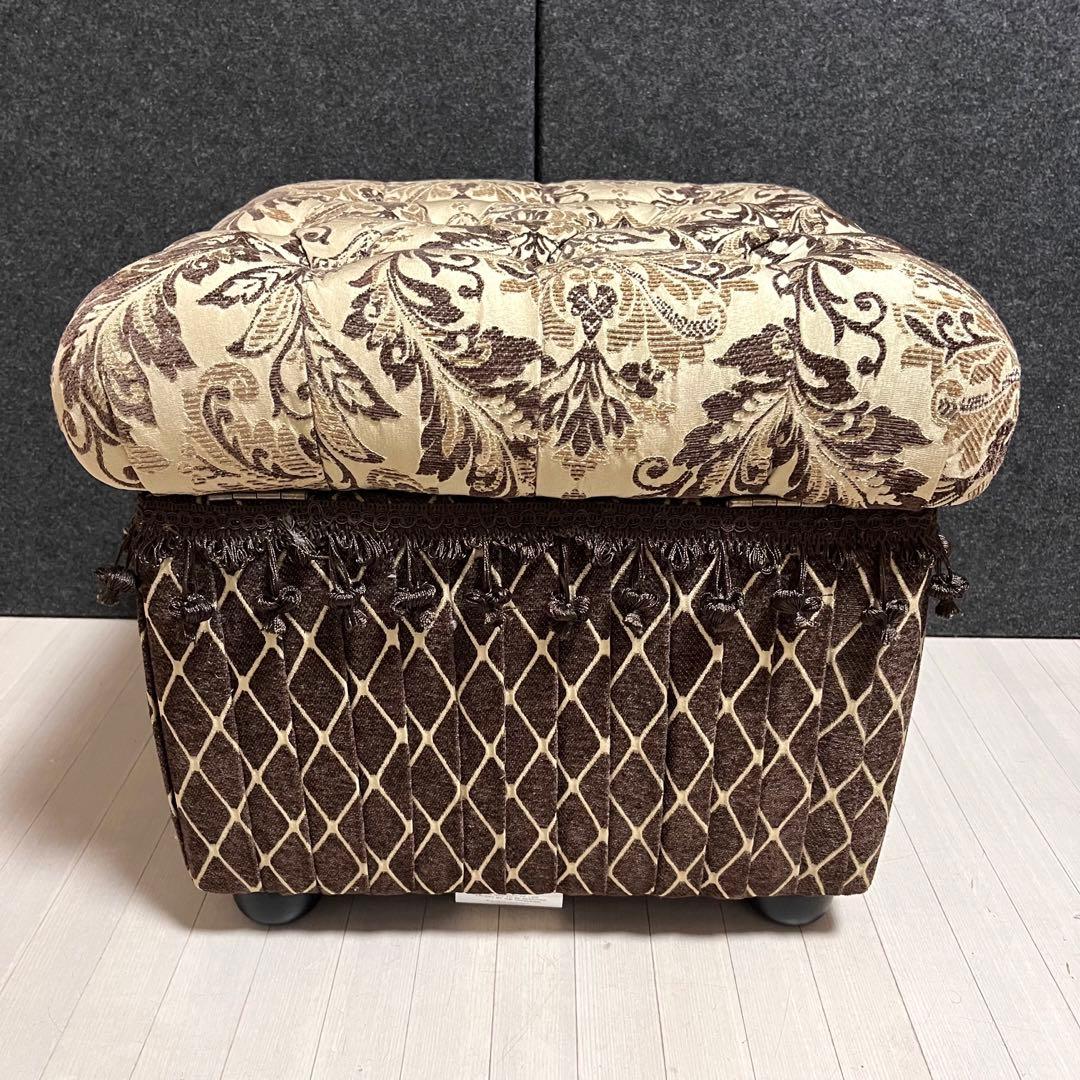 ジェニファーテイラー　収納付きスツール　スツール　オットマン　椅子　ボックス