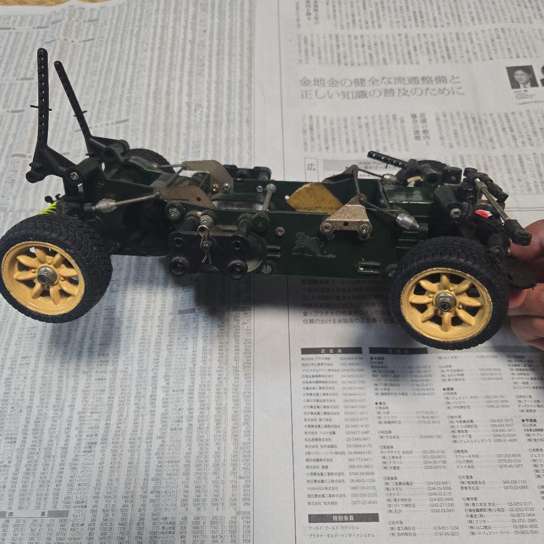 ジャンク長期保管品 タミヤ製 初代Mシャーシ 中古 メカ無し - メルカリ