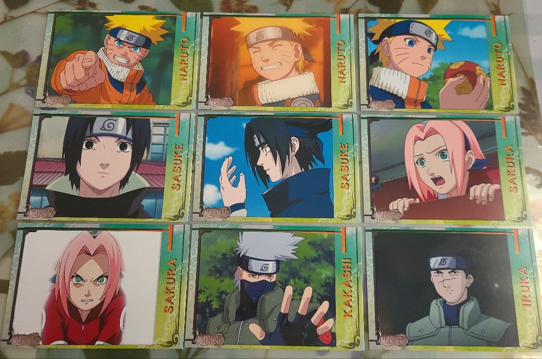 NARUTO ナルト ブロマイドカード 58枚