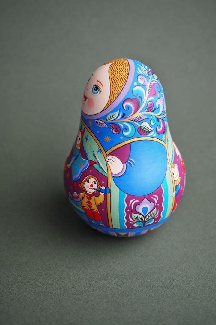 クリスマスセール♪ロシア☆起き上がりこぼし♪『ロシアのサーカス』マトリョーシカ