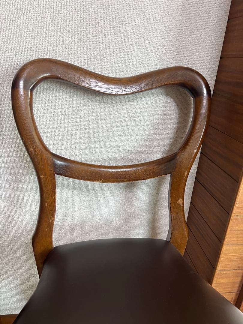 ダイニングチェア 1脚 ダークブラウン