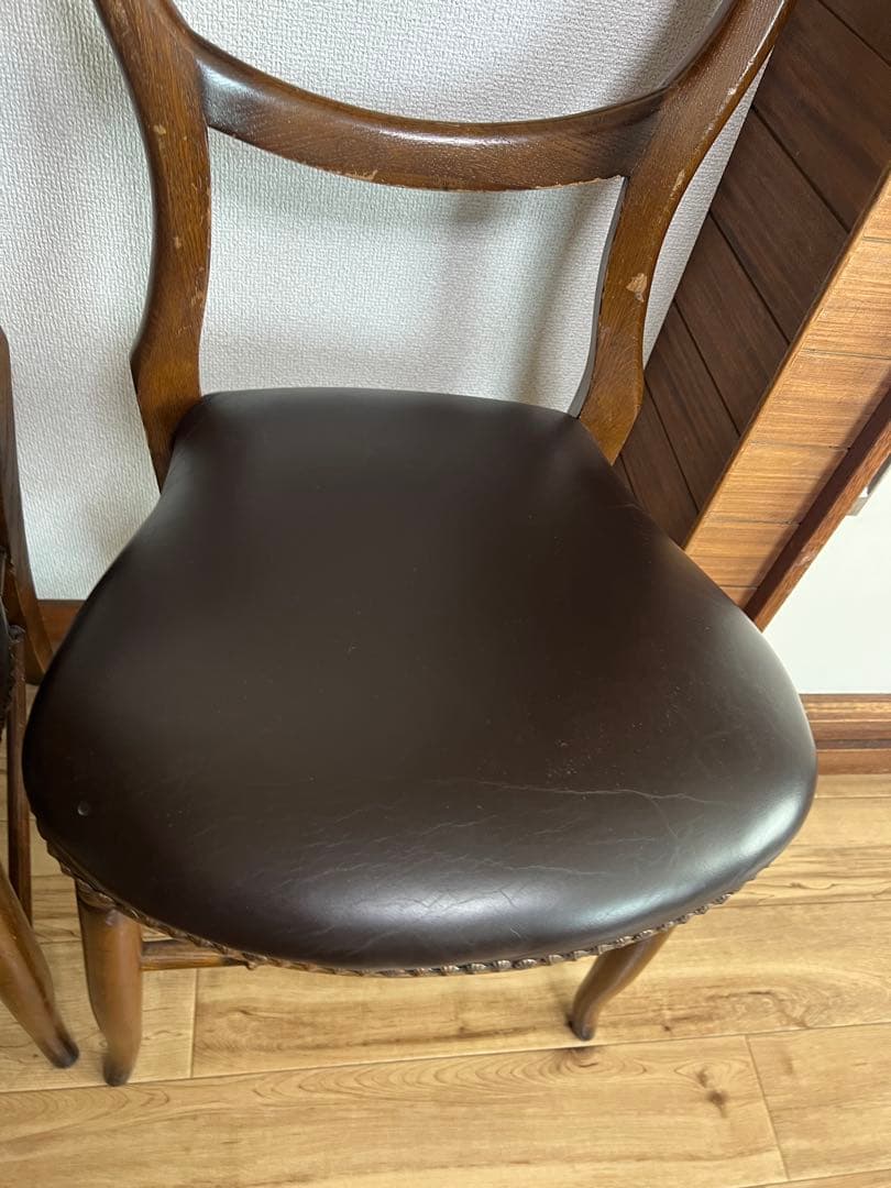 ダイニングチェア 1脚 ダークブラウン