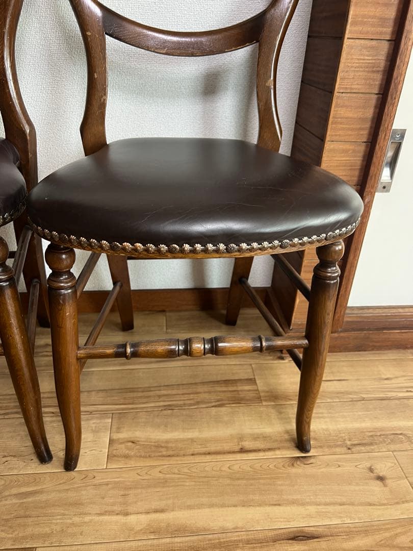 ダイニングチェア 1脚 ダークブラウン