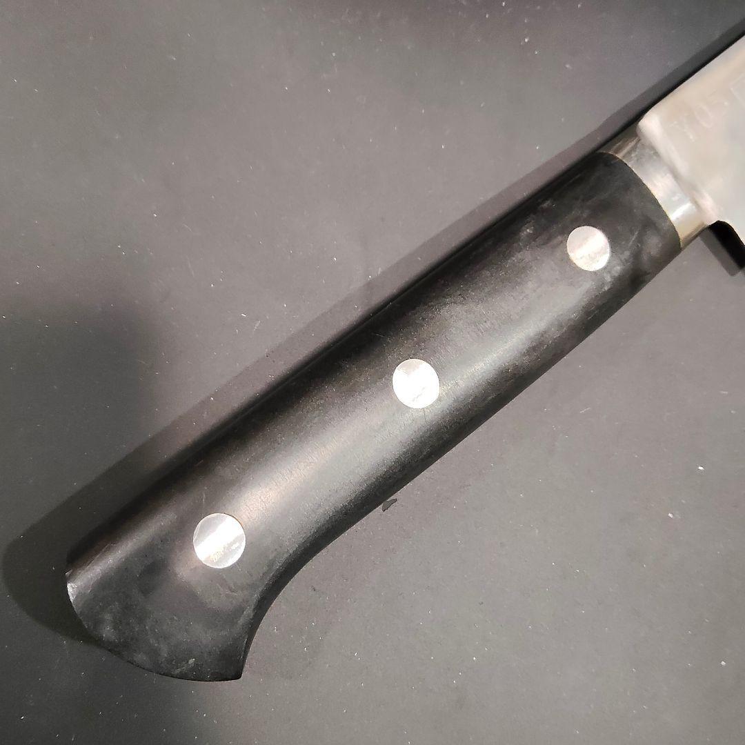 正広作 筋引き MV鋼 本焼 サーモン 270mm 牛刀 両刃 研ぎ済み