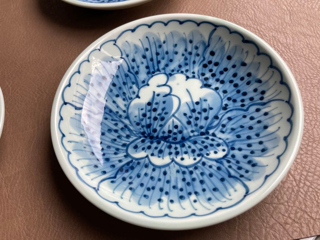 金峰　藤太郎窯　花弁　銘々皿　取皿　5枚　5寸皿