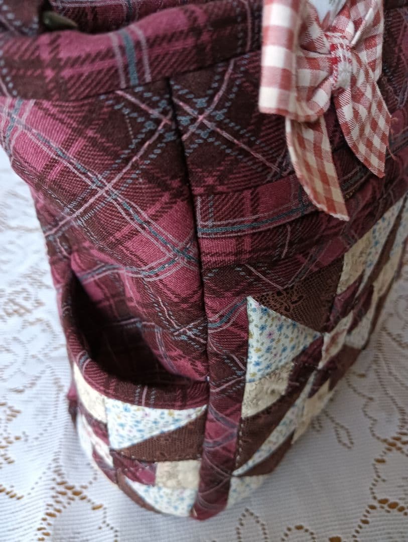 スーちゃん 手縫い ６ポケットバッグ