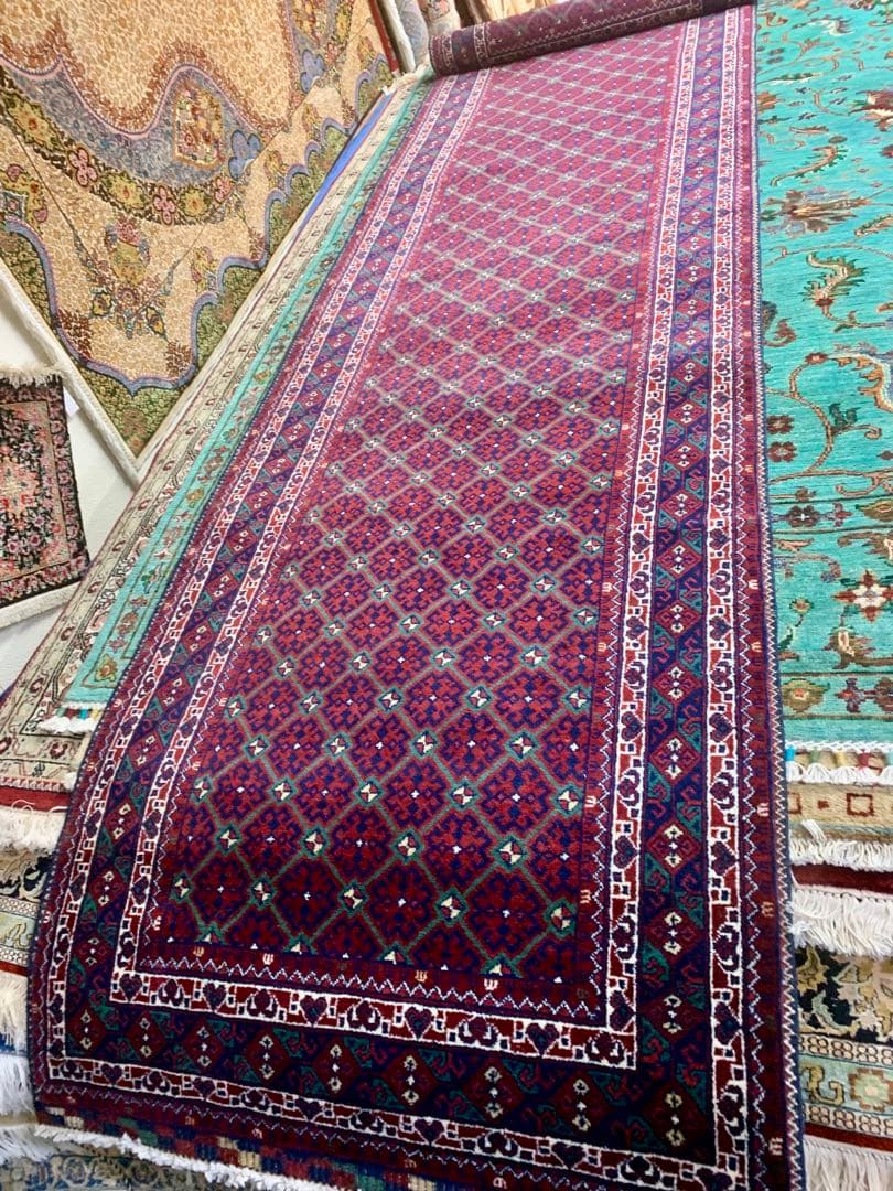 ペルシャ トルクメン 廊下用ラグ 85.5x315cm. ..abk1.