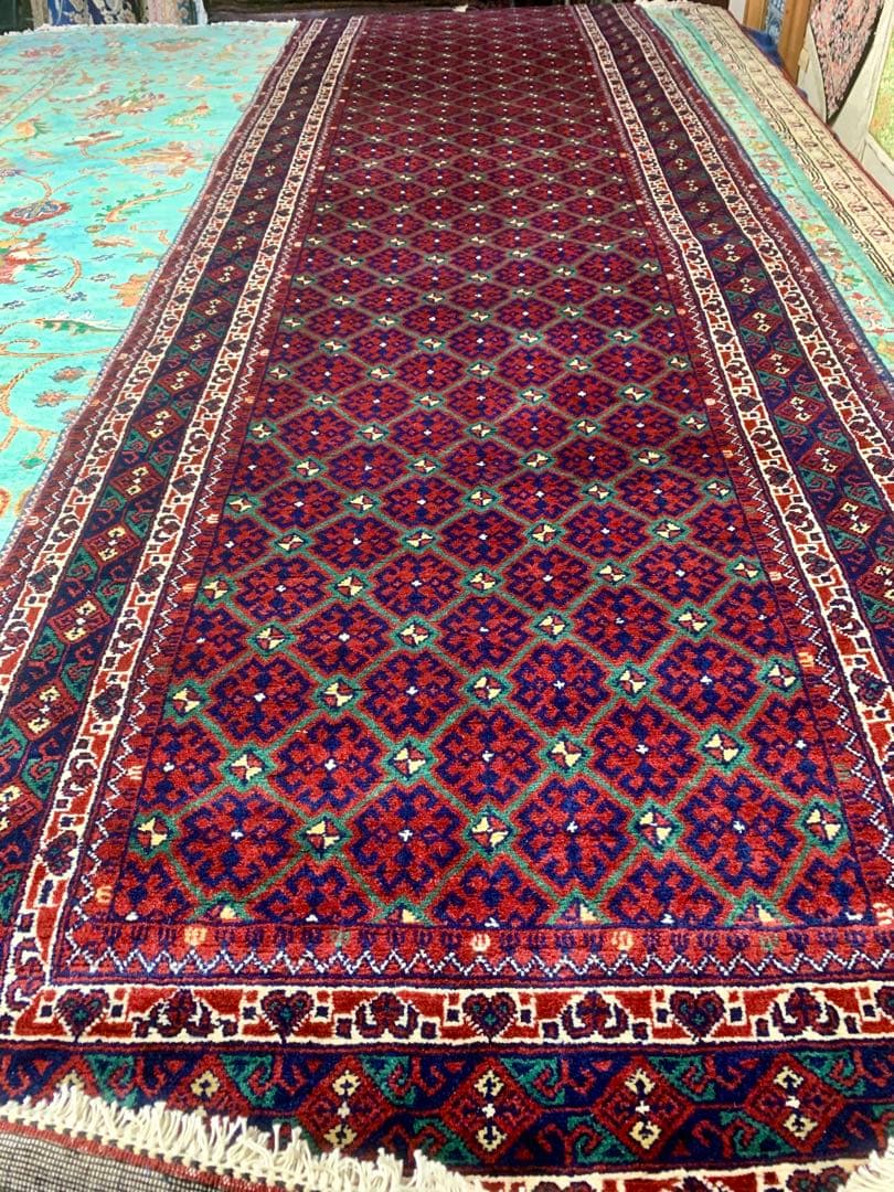 ペルシャ トルクメン 廊下用ラグ 85.5x315cm. ..abk1.