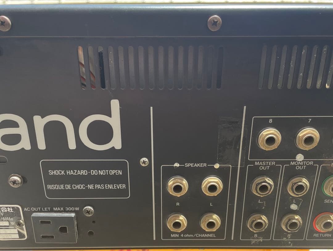 希少】Roland mixing amplitier モデル:PA-250 - メルカリ