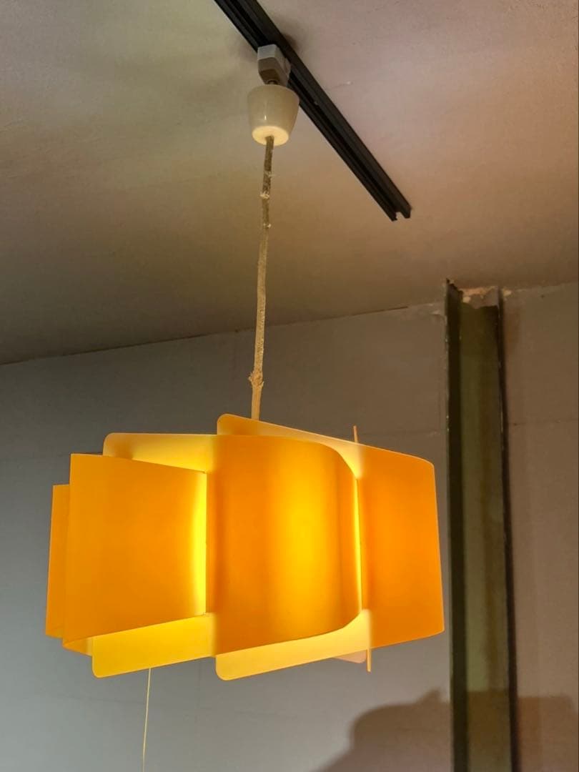 お花型 昭和レトロ レトロポップ 天井照明 ペンダントライト インテリア 当時物