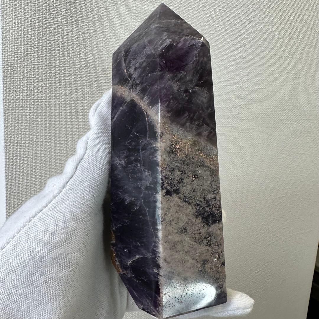 アメジスト 六角柱 パワーストーン 天然石 原石A959