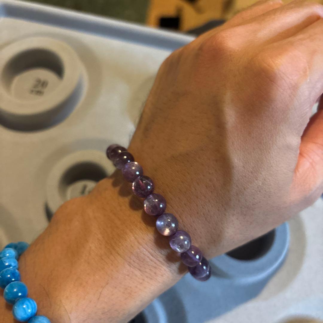 エネルギーすごい！ズドーンとくる！目が覚める！最高級レピドライト！キャッツアイ！