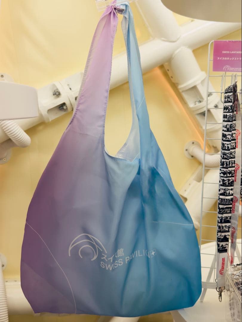 大阪万博 スイス館 折りたたみエコバッグ - メルカリ