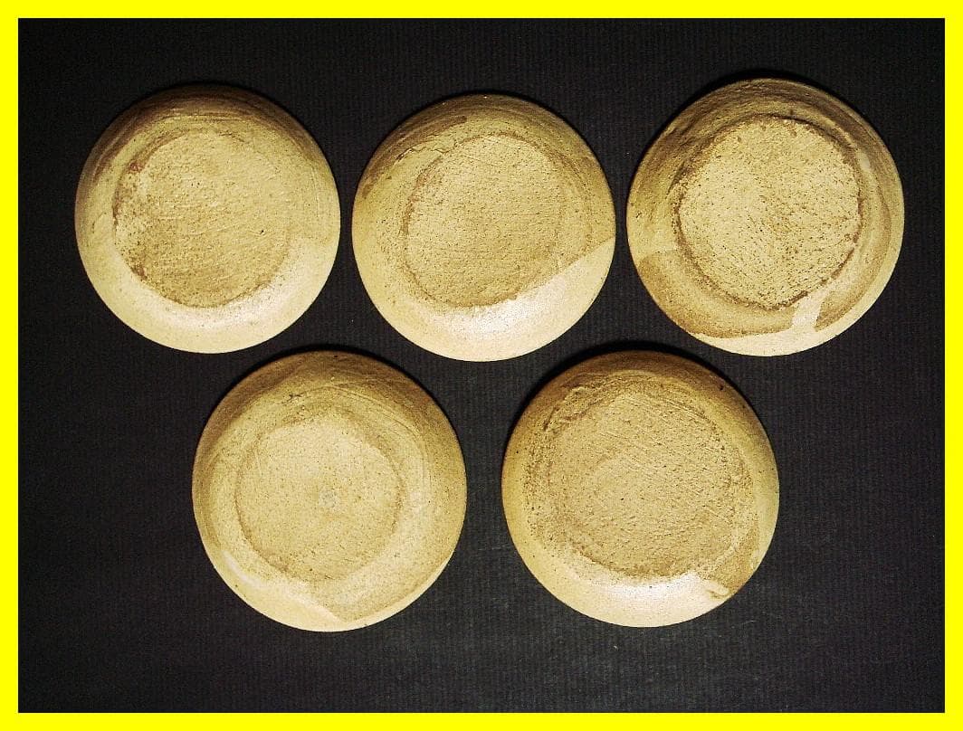 ma609⑥『兎 豆皿手塩皿 5枚』 /骨董品 古美術 古道具 アンティーク