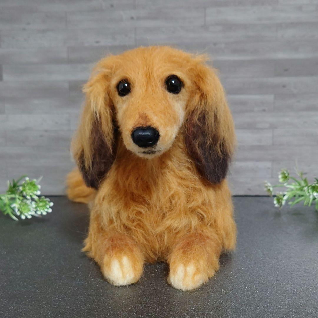 オーダー品　羊毛フェルト犬
