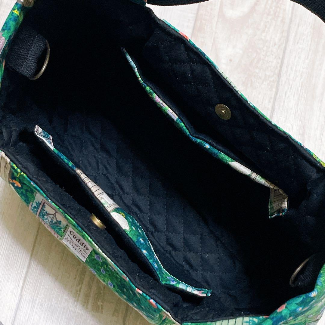 【再販】　グラニートートバッグ　ユキエモン　シークレットガーデン（ネイビー）