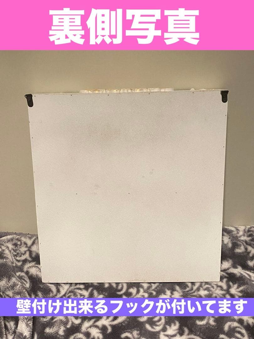 ロココ♦️アンティーク調 収納ウォールラック♦️人気のホワイトシャビー 金彩♦️送料込