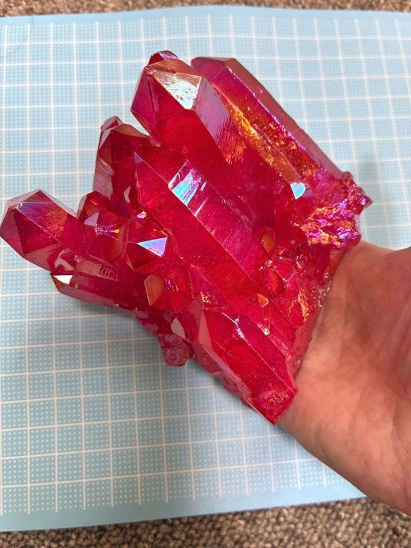 オーラ水晶 クラスター