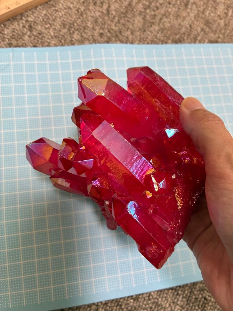 オーラ水晶 クラスター