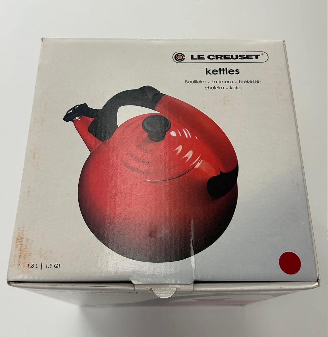 【未使用】LE CREUSET ケトル チェリー 1.8L ルクルーゼ ウーロン