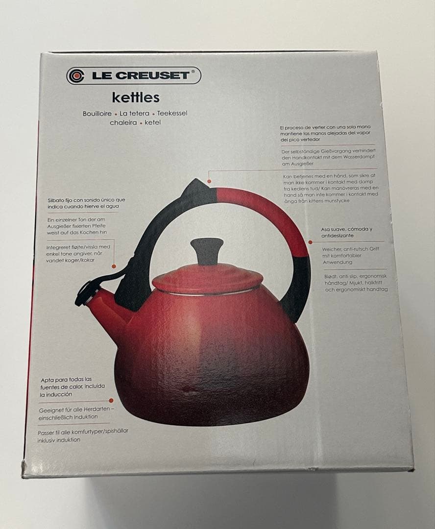 【未使用】LE CREUSET ケトル チェリー 1.8L ルクルーゼ ウーロン