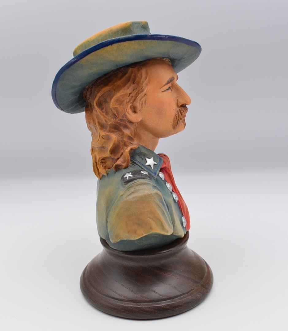 バッファロー・ビルの胸像　アンリ　ANRI　イタリア　16ｃｍ　ヴィンテージ