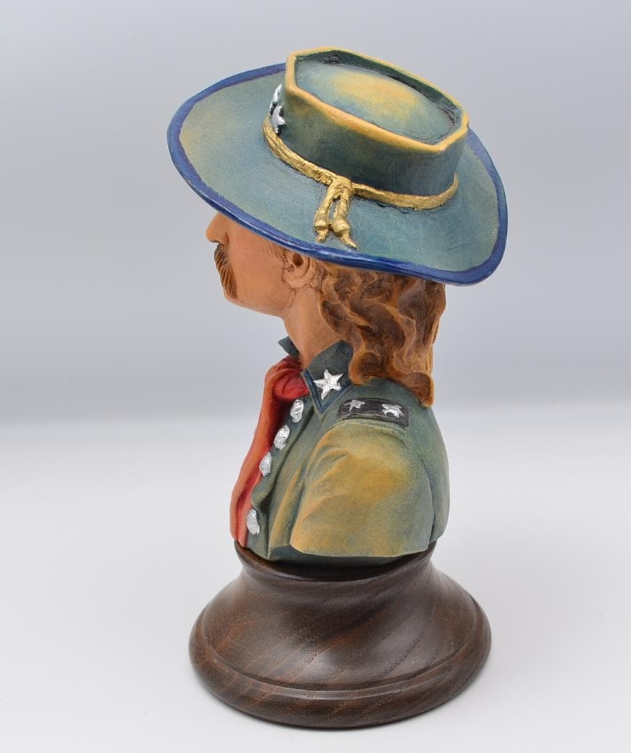 バッファロー・ビルの胸像　アンリ　ANRI　イタリア　16ｃｍ　ヴィンテージ