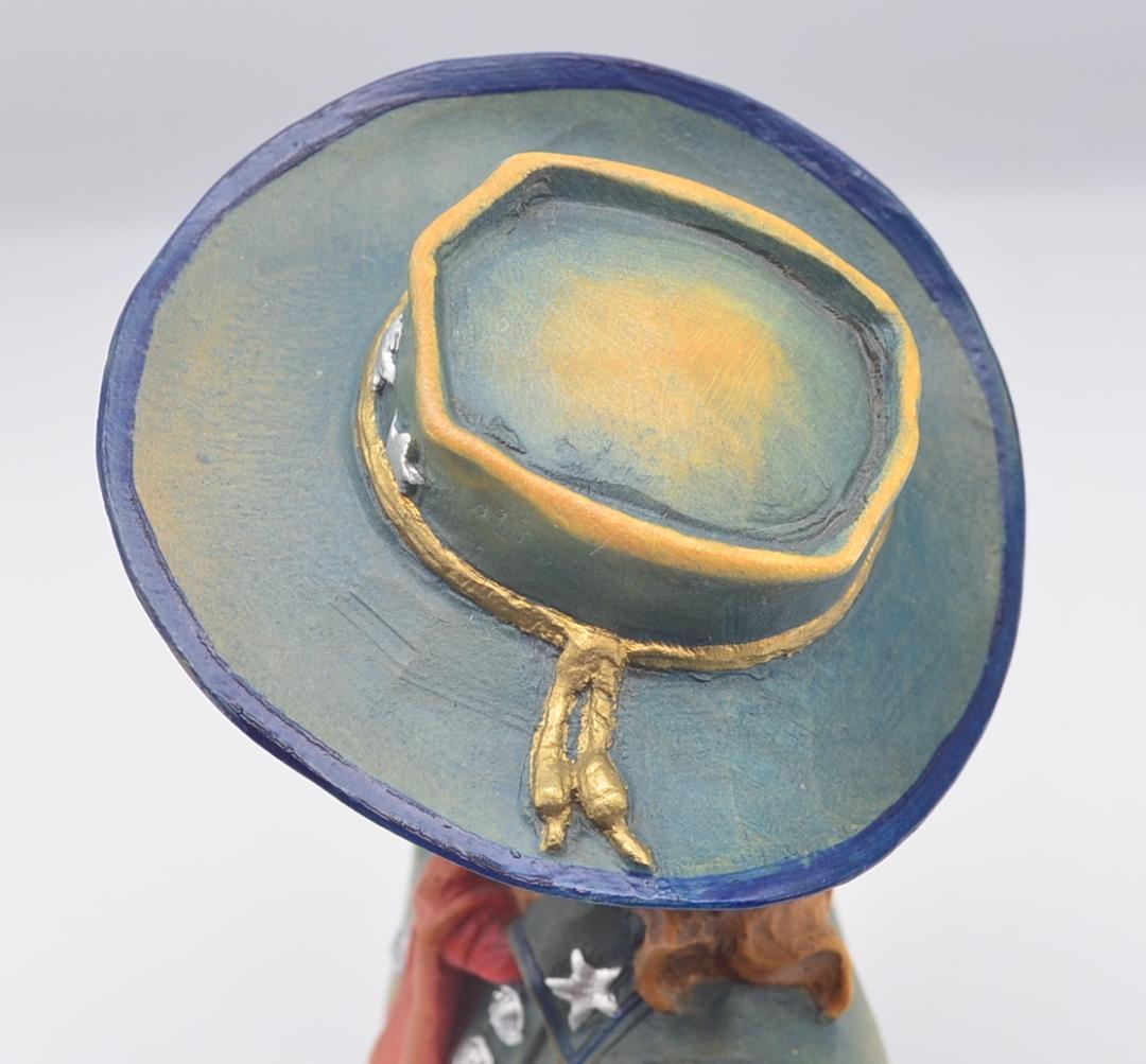 バッファロー・ビルの胸像　アンリ　ANRI　イタリア　16ｃｍ　ヴィンテージ