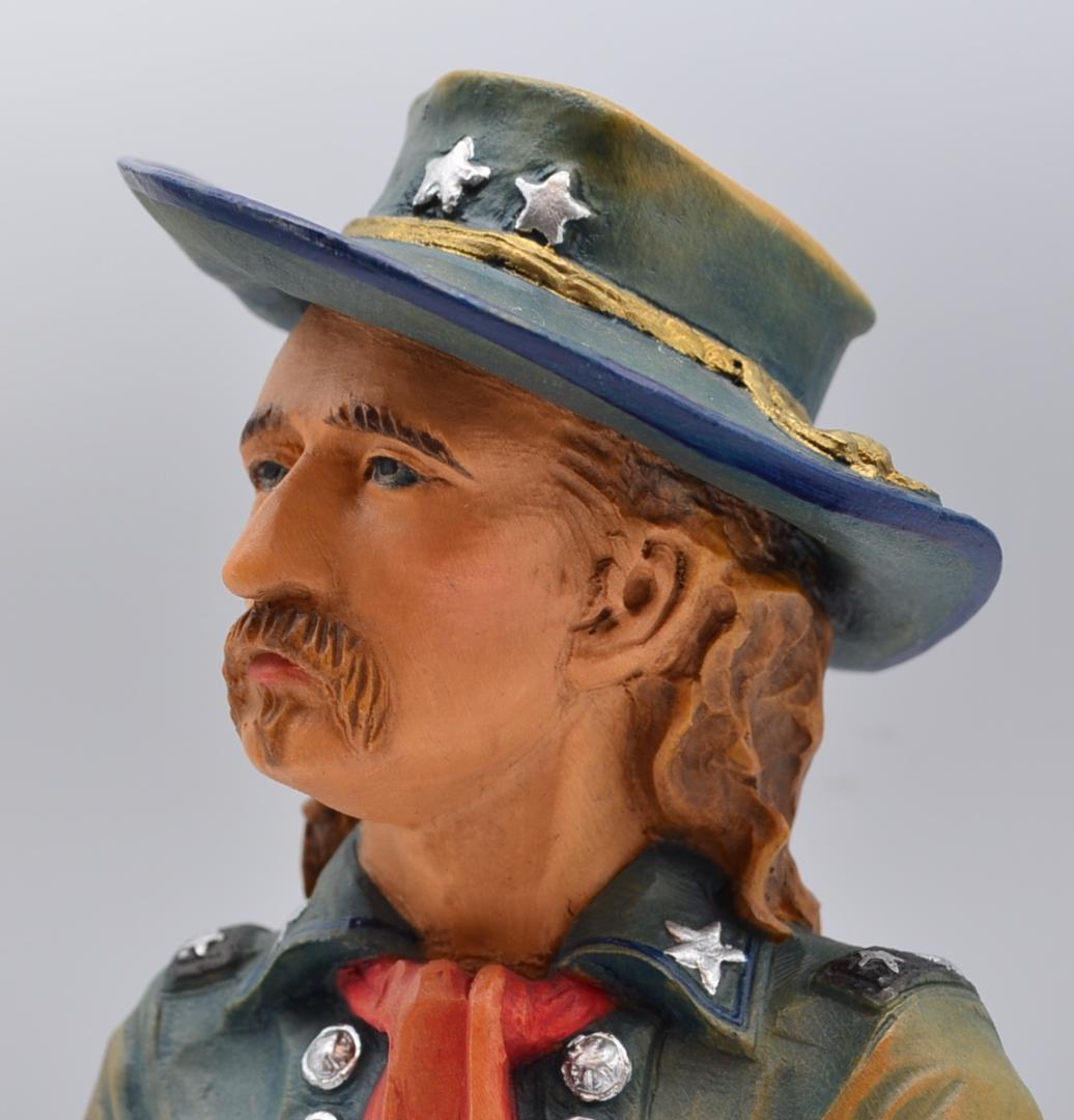 バッファロー・ビルの胸像　アンリ　ANRI　イタリア　16ｃｍ　ヴィンテージ