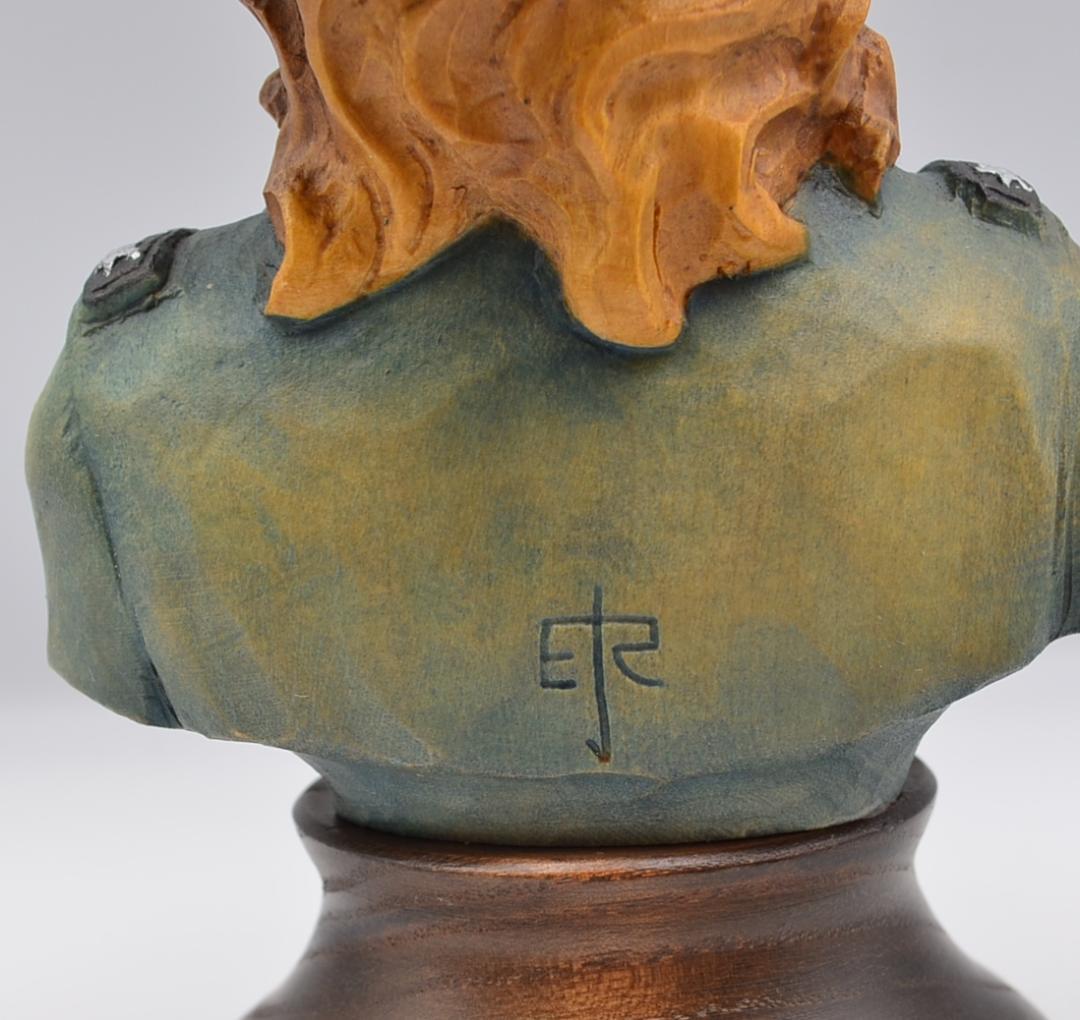 バッファロー・ビルの胸像　アンリ　ANRI　イタリア　16ｃｍ　ヴィンテージ