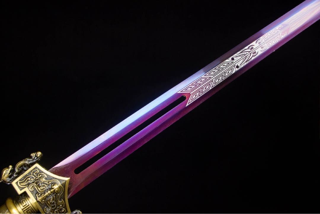 青虹漢剣 中華剣 刀装具 武具 鑑賞刀 居合刀 舞踊刀 古兵器