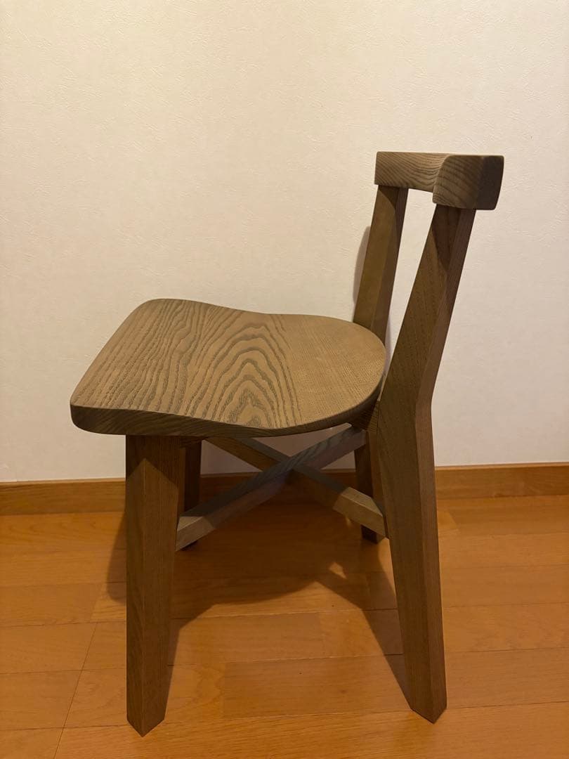 ナチュラルウッド スツール 木製 ハンドメイド チェア 子供